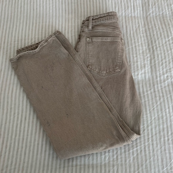 Abercrombie & Fitch | High Rise 90s Relaxed Jean | Size 28 | Color Oat - Picture 5 of 7